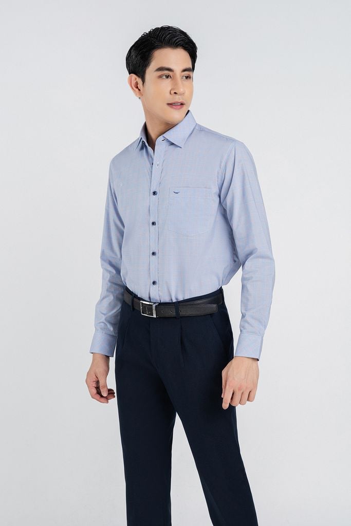 MQD5031 - Quần âu nam chất liêu 64% Polyester 30% Rayo 4% Wool 2% Spandex form Slim Fit kiểu dáng quần dài - PANTIO