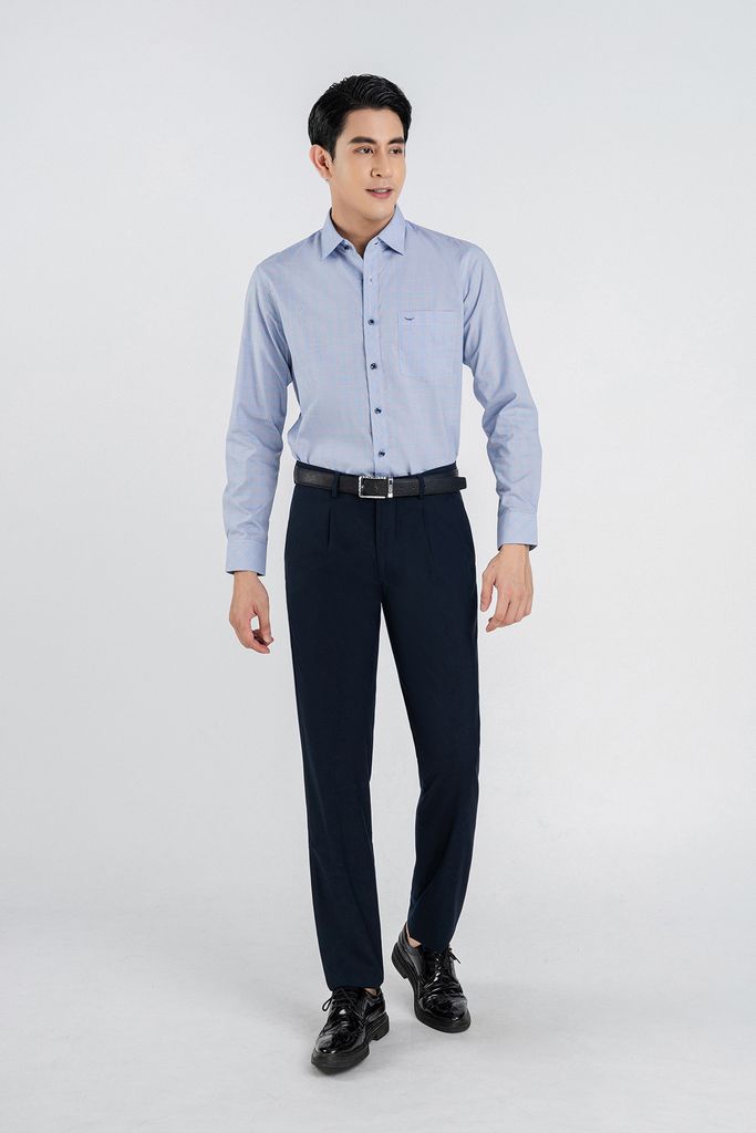 MQD5031 - Quần âu nam chất liêu 64% Polyester 30% Rayo 4% Wool 2% Spandex form Slim Fit kiểu dáng quần dài - PANTIO