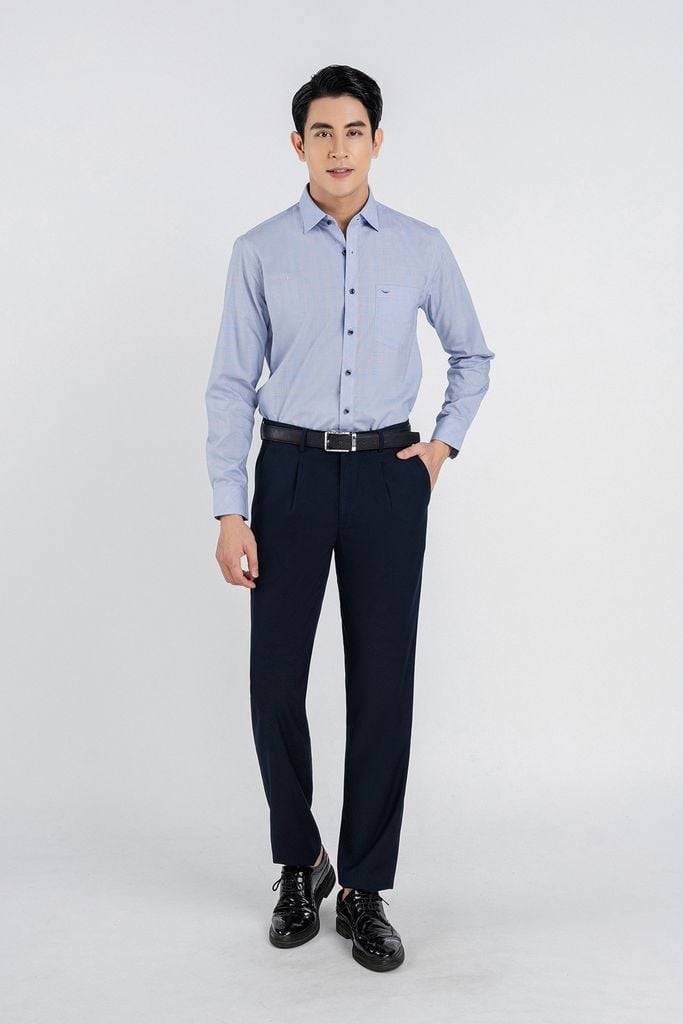 MQD5031 - Quần âu nam chất liêu 64% Polyester 30% Rayo 4% Wool 2% Spandex form Slim Fit kiểu dáng quần dài - PANTIO