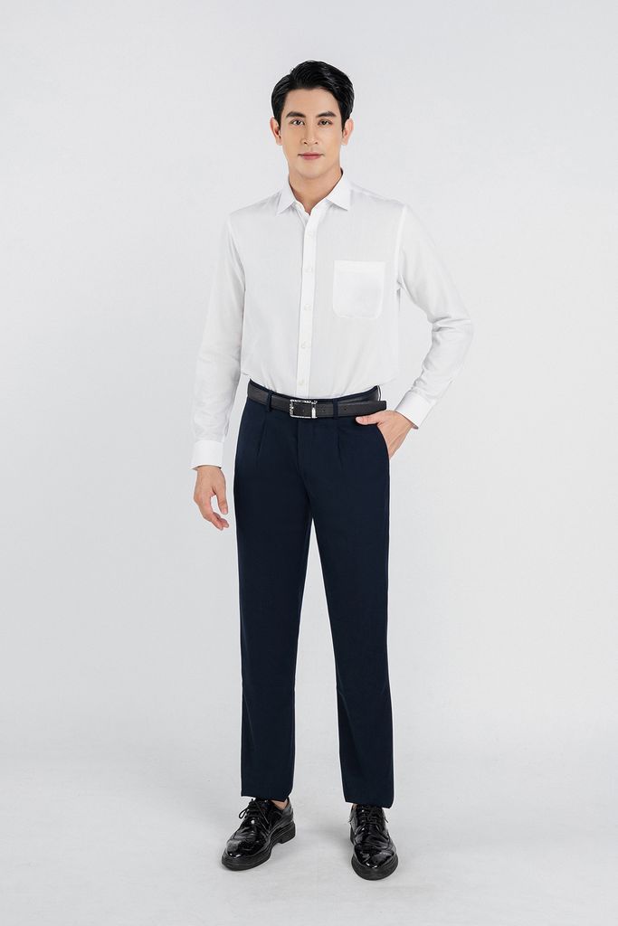 MQD5031 - Quần âu nam chất liêu 64% Polyester 30% Rayo 4% Wool 2% Spandex form Slim Fit kiểu dáng quần dài - PANTIO