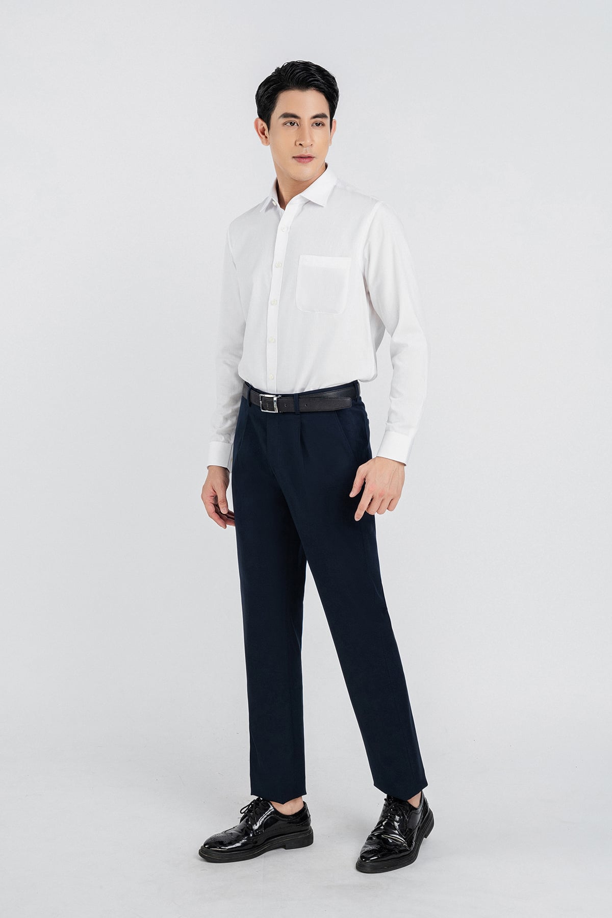 MQD5031 - Quần âu nam chất liêu 64% Polyester 30% Rayo 4% Wool 2% Spandex form Slim Fit kiểu dáng quần dài - PANTIO