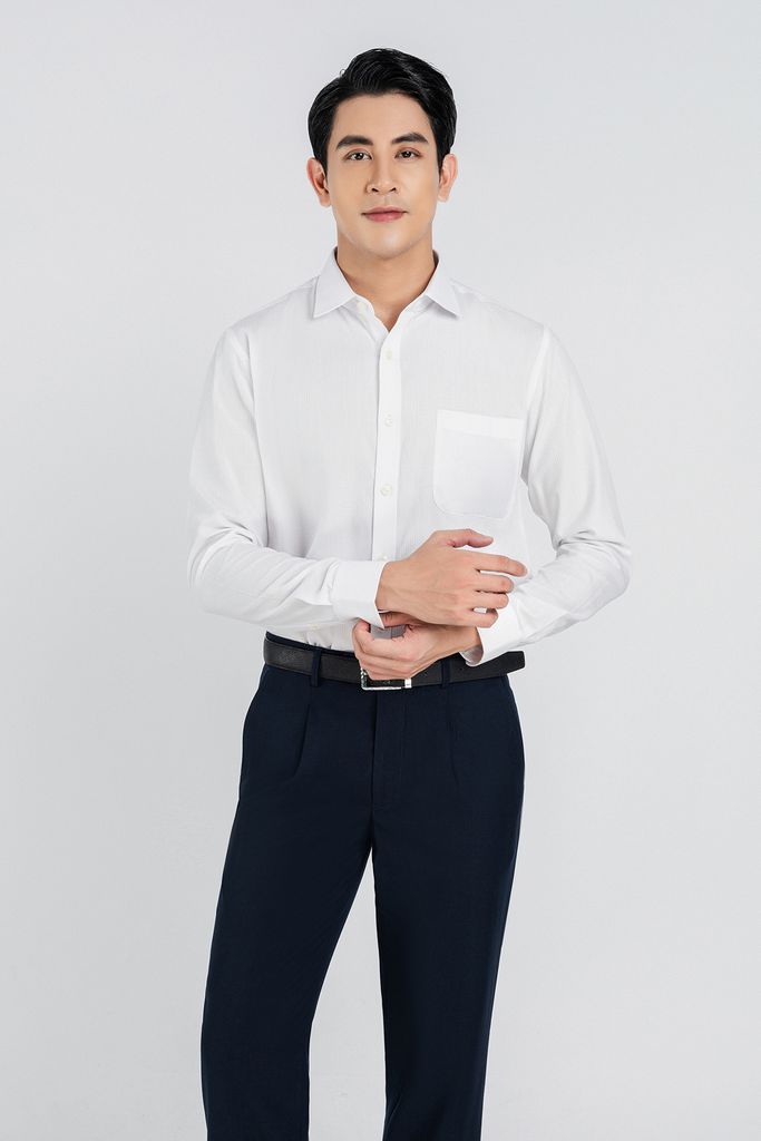 MQD5031 - Quần âu nam chất liêu 64% Polyester 30% Rayo 4% Wool 2% Spandex form Slim Fit kiểu dáng quần dài - PANTIO