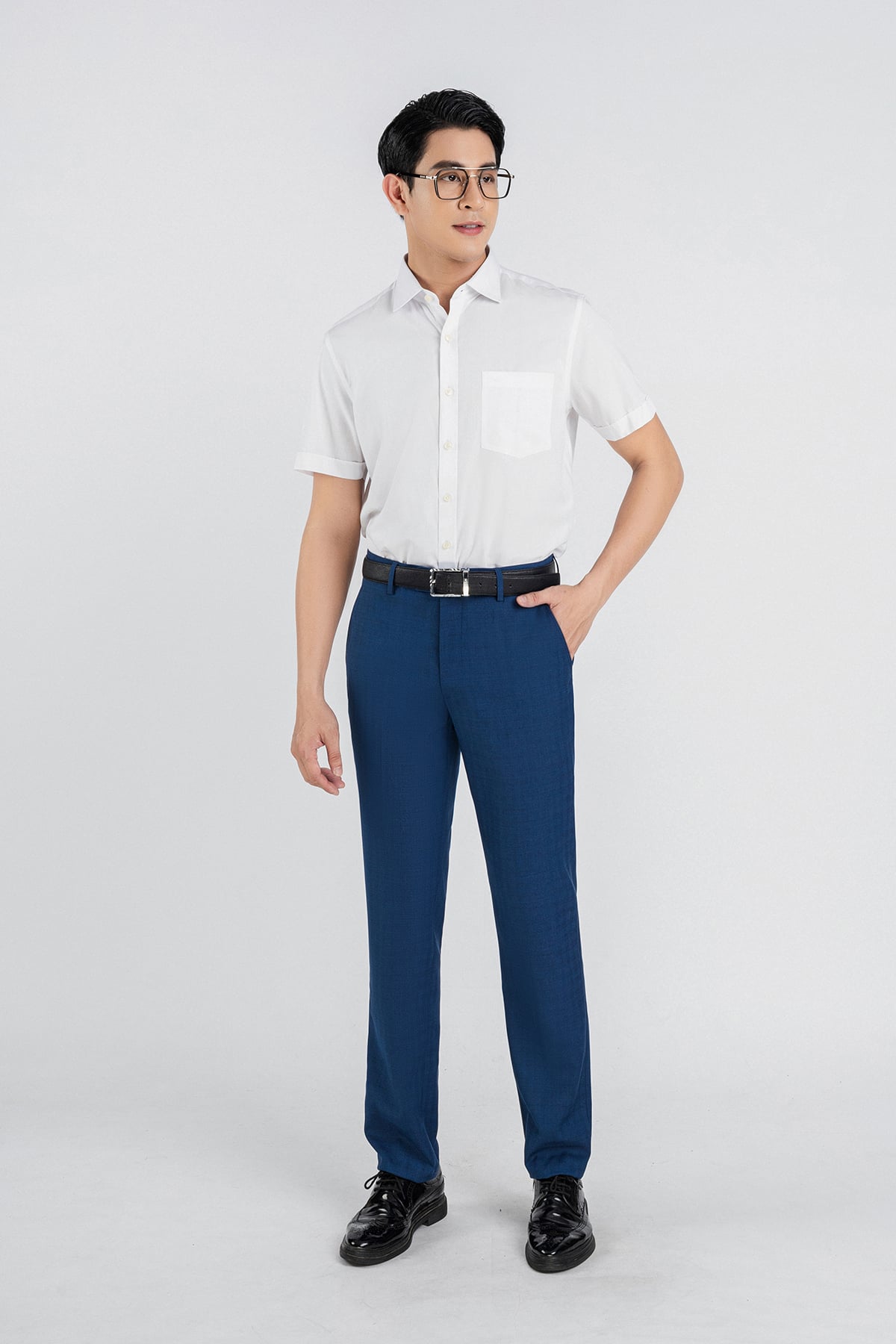 MQD5025 - Quần âu nam chất liệu 75% Polyester 22% Rayo 3% Spandex form Slim Fit kiểu dáng quần dài - PANTIO