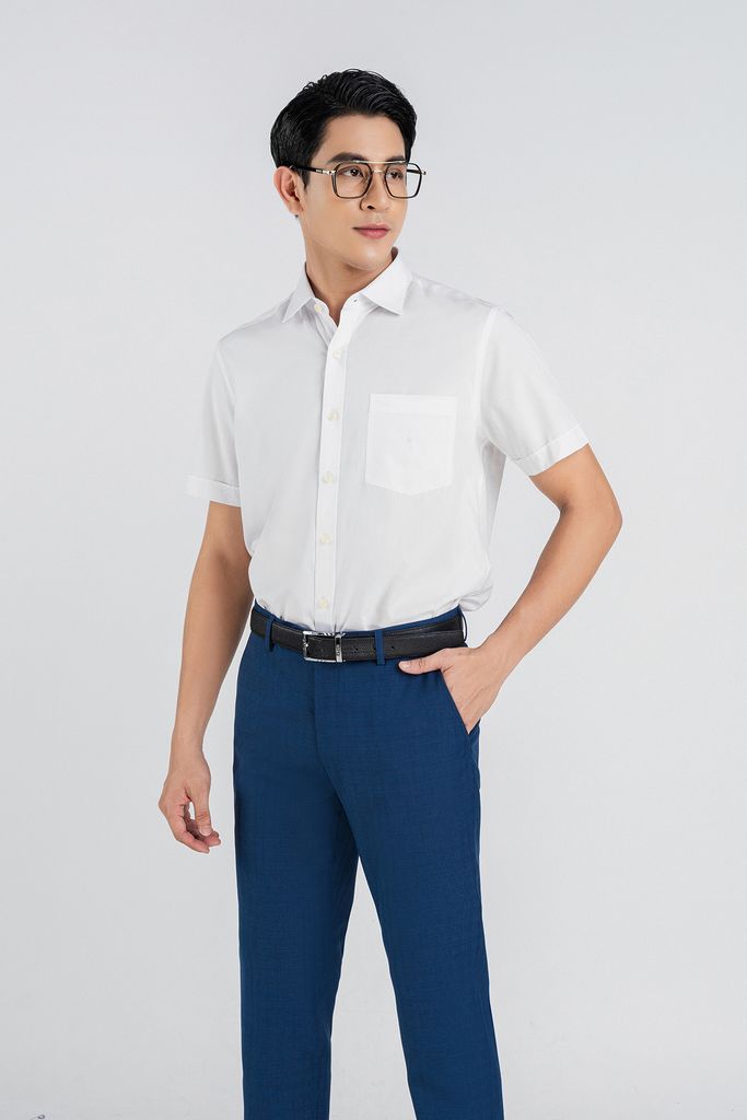 MSO5035 - ÁO SƠ MI NAM NGẮN TAY