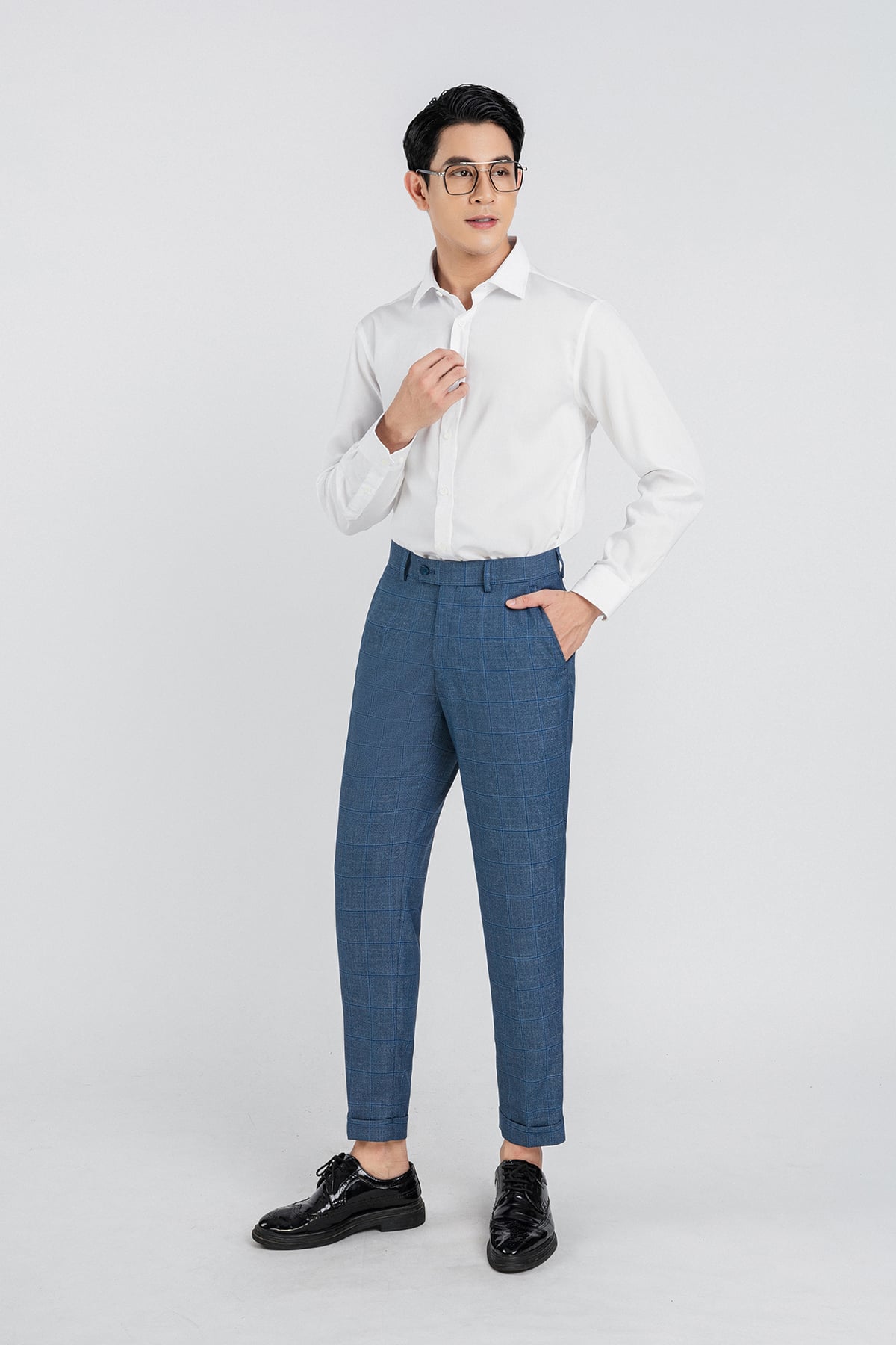 MQD5053 - Quần âu nam chất liệu 72%POLYESTER 26%RAYON 2WOOL 
form Slim Fit kiểu dáng Quần dài - PANTIO