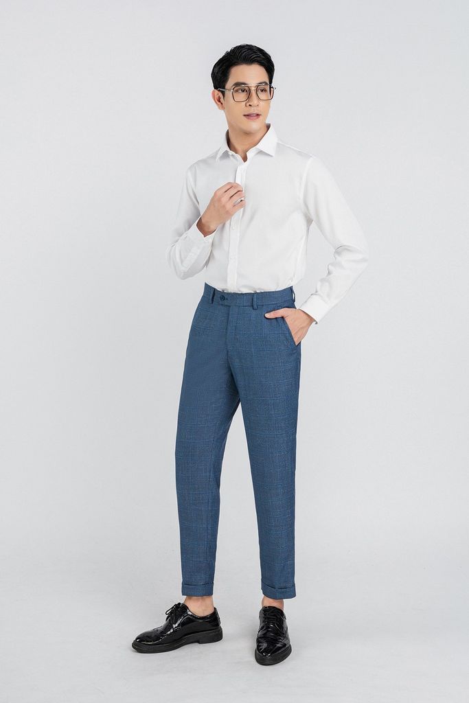 MQD5053 - Quần âu nam chất liệu 72%POLYESTER 26%RAYON 2WOOL 
form Slim Fit kiểu dáng Quần dài - PANTIO