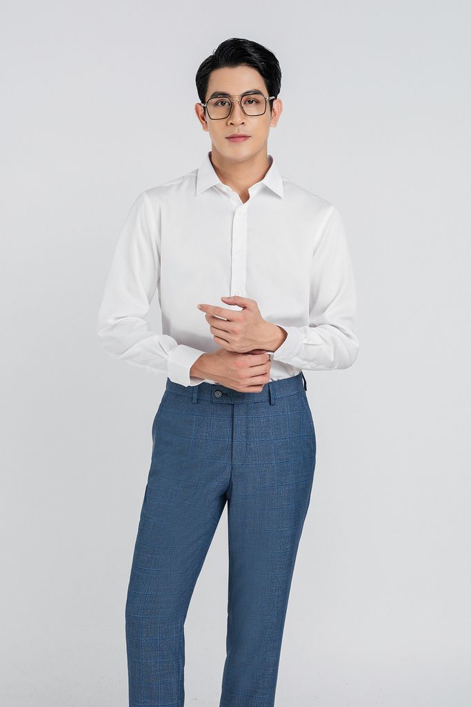 MQD5053 - Quần âu nam chất liệu 72%POLYESTER 26%RAYON 2WOOL 
form Slim Fit kiểu dáng Quần dài - PANTIO