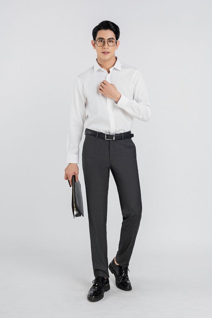 MQD5050 - Quần âu nam chất liệu 90%POLYESTER 8%RAYON 2% SPANDEX 

form Slim Fit kiểu dáng Quần dài - PANTIO