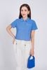 FAT7427 - Áo thun cotton dáng croptop cổ đức ngực áo thêu hoạ tiết thời trang - PANTIO