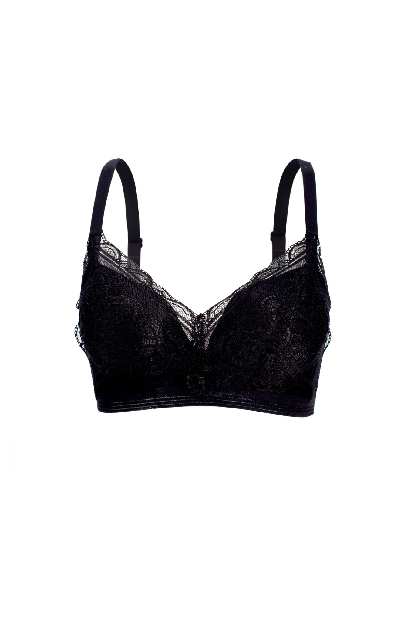 WK-FBR001 - Áo lót cao cấp chất ren chun mút dày đẩy ngực bản dây to - PANTIO