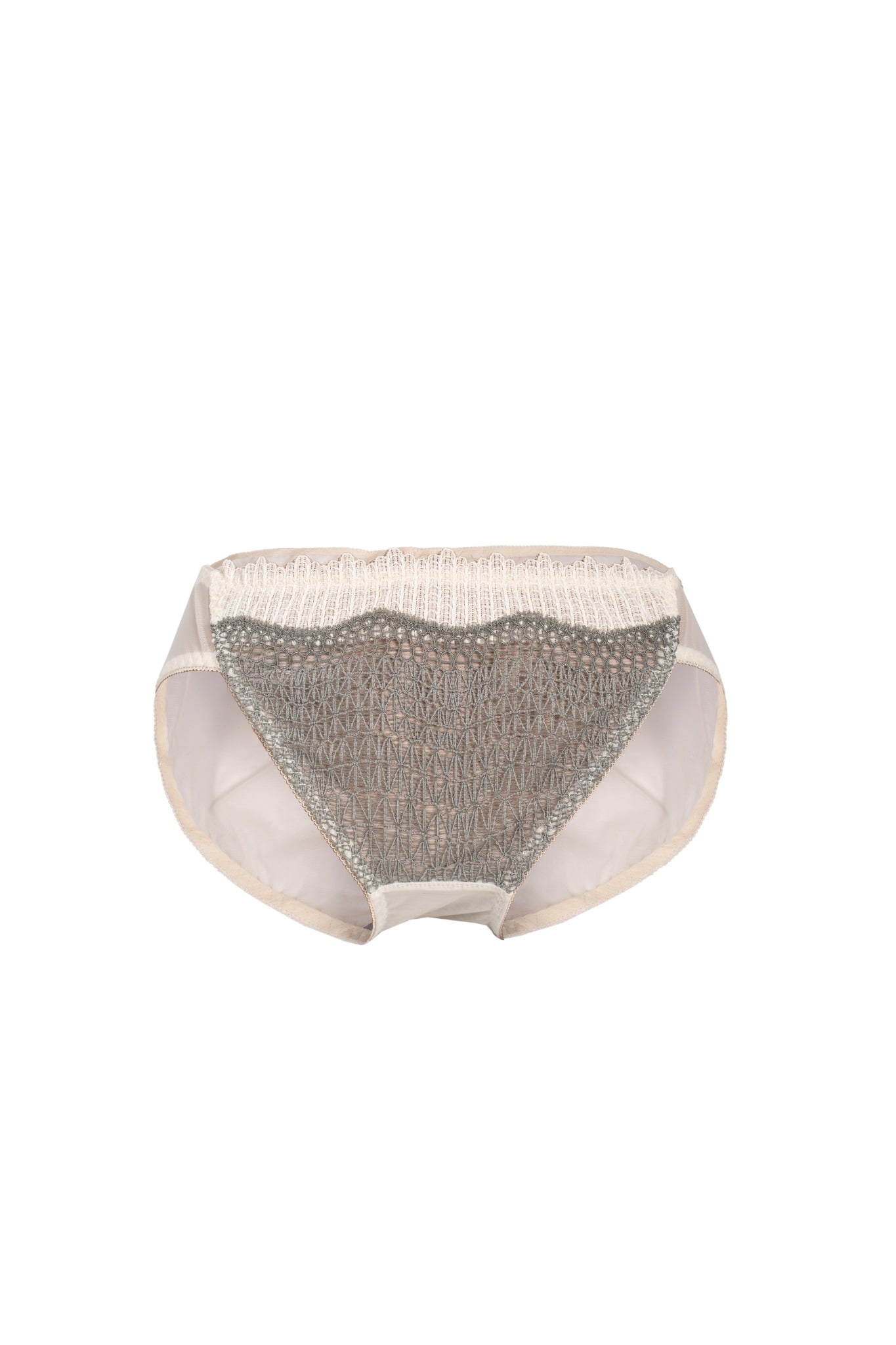 WK-FUW014 - Quần lót cao cấp vải ren lưới dáng tam giác cạp bản nhỏ thời trang - PANTIO