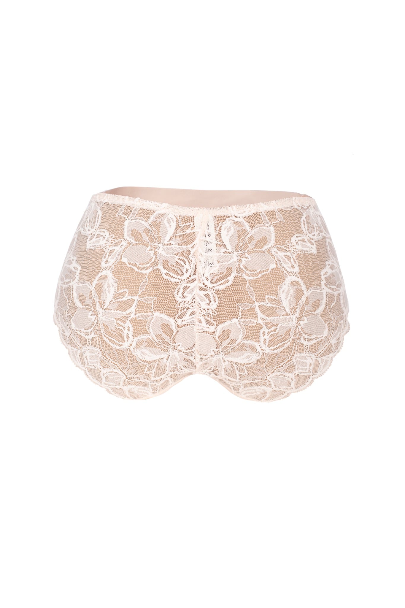 WK-FUW019 - Quần lót cao cấp vải thun ren dáng tam giác thân sau phối ren thời thượng - PANTIO