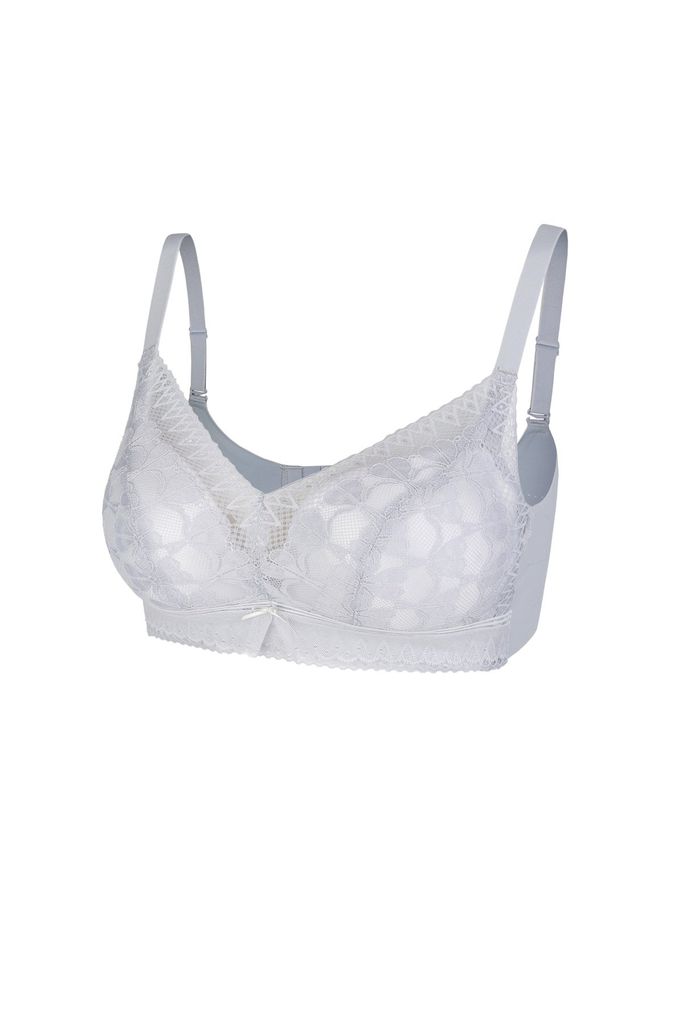 WK_FBR038 - Áo lót nữ phối ren cao cấp không gọng đệm dày 4cm nâng ngực - PANTIO
