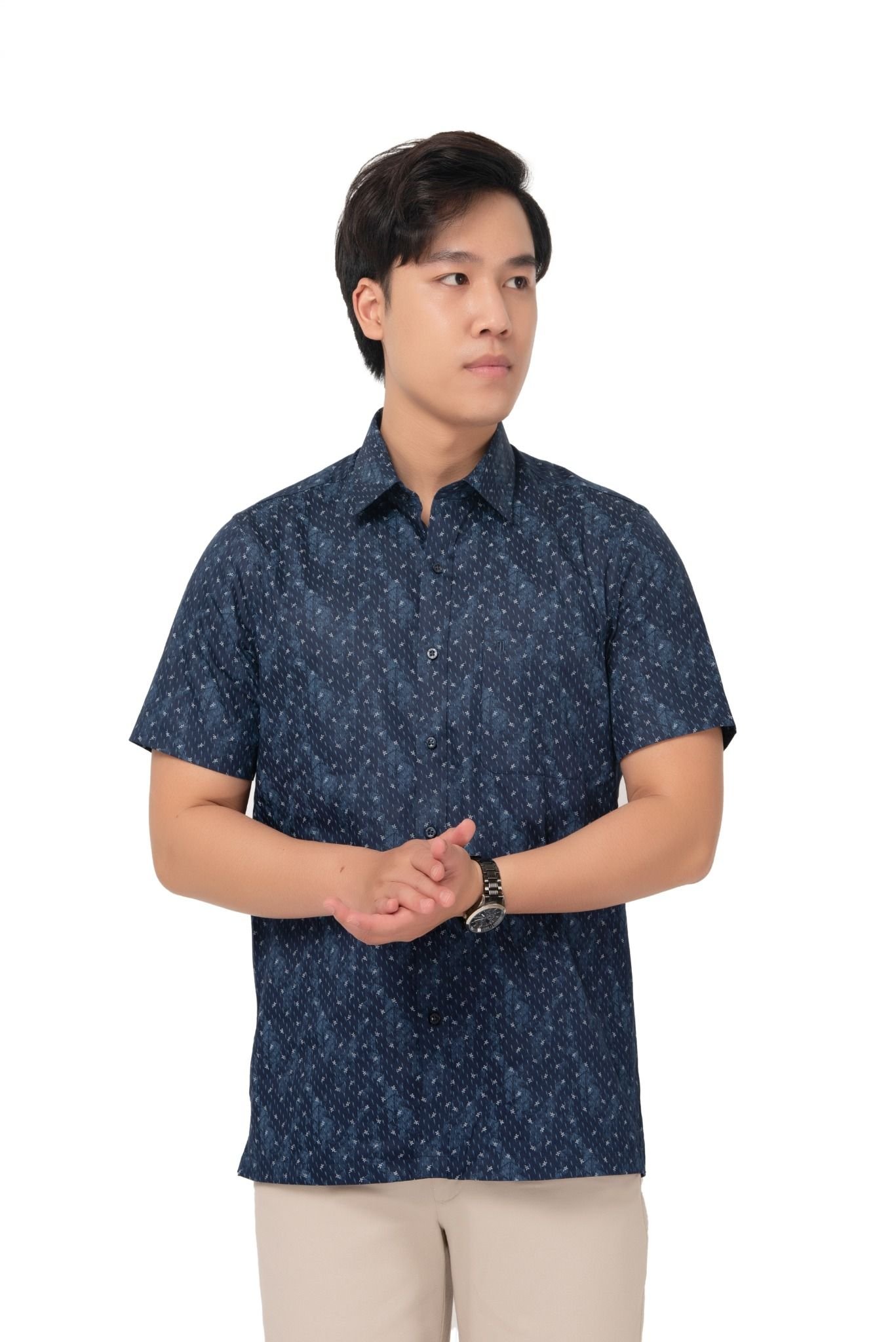 ÁO SƠ MI NAM CỘC TAY HÀNG ĐẸP TRẮNG SIZE L Hà Nội #38 ÁO SƠ MI NAM CỘC TAY HÀNG ĐẸP TRẮNG SIZE L Hà Nội