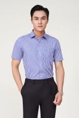 Sơ mi nam cộc tay May 10 form RegularFit mã 010123043 AK161