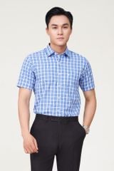 Sơ mi nam cộc tay May 10 form RegularFit mã 010123043 AK321