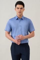 Sơ mi nam cộc tay GrusZ form Regular mã 010124008GZ AD097