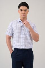 Sơ mi nam cộc tay GrusZ form RegularFit mã 010124009GZ AK185