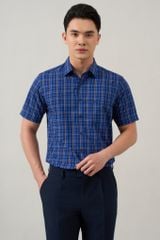 Sơ mi nam cộc tay GrusZ form RegularFit mã 010124009GZ AK511