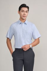 Sơ mi nam cộc tay May 10 form Regular mã 010124022 AK536