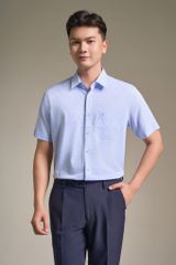 Sơ mi nam cộc tay May 10 form Regular mã 010124022 AK539