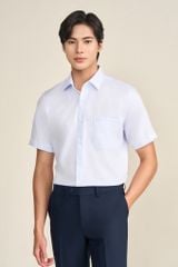 Sơ mi nam cộc tay GrusZ form RegularFit mã 010124024GZGB AD168