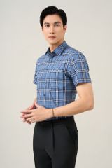 Sơ mi nam cộc tay May10 form SlimFit mã 010124025ĐT AK464