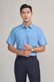  Sơ mi nam cộc tay May 10 form Regular mã 010124030 AH364 