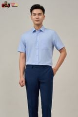 Sơ mi nam cộc tay May 10 form Regular mã 010124030 AH369 ( FLASH SALE - SIZE L )