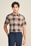  Sơ mi nam cộc tay GrusZ form RegularFit mã 010124048GZ AK606 