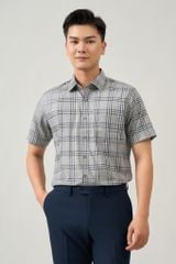 Sơ mi nam cộc tay May 10 form RegularFit mã 010124106GB AK555