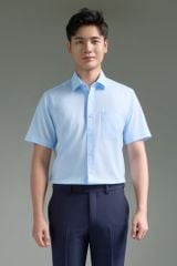 Sơ mi nam cộc tay May10 form RegularFit mã 010124175GB AM177