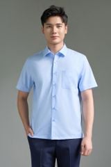 Sơ mi nam cộc tay May10 form RegularFit mã 010124175GB AM178