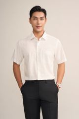 Sơ mi nam cộc tay May10 form RegularFit mã 010124195ONGB AH387