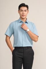 Sơ mi nam cộc tay May10 form RegularFit mã 010124195ONGB AH388