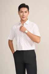 Sơ mi nam cộc tay May10 form RegularFit mã 010124195ONGB AH389