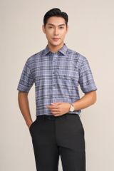 Sơ mi nam cộc tay May10 form RegularFit mã 010124195ONGB AK613