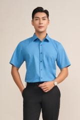 Sơ mi nam cộc tay May10 form RegularFit mã 010124196ONGB AH392