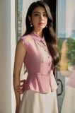  Sơ mi peplum cổ đức nữ GrusZ 