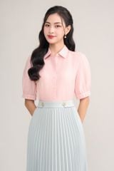 Sơ mi nữ cộc tay GrusZ mã 010224082GZ VK151