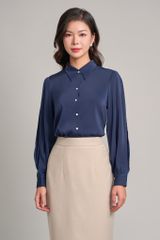 Sơ mi nữ dài tay GrusZ mã 010224110GZDT ID006