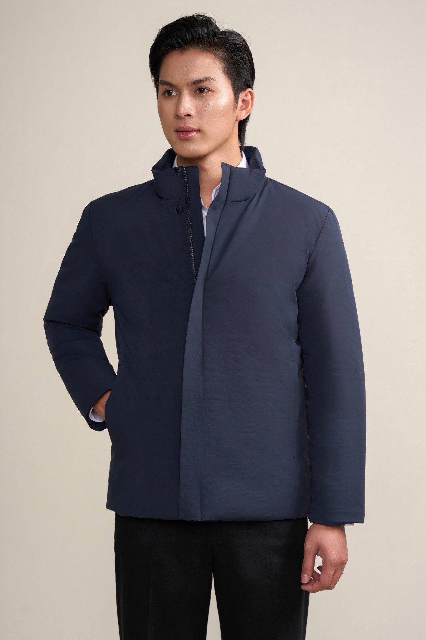 Áo khoác bông nam May 10 mã 030124220LGG NAVY