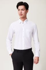 Sơ mi nam dài tay May10 form RegularFit gấu đuôi tôm mã 010124901W AR745