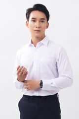 Áo sơ mi nam trắng dài tay mã 010122201WON AT049