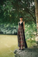 Đầm nữ lụa phom 3D