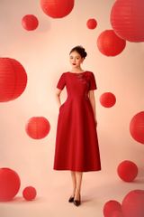Đầm tafta dáng xòe GrusZ 2