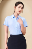  Áo sơ mi nữ xanh dài tay May 10 mã 010223906ONL1 AM072 