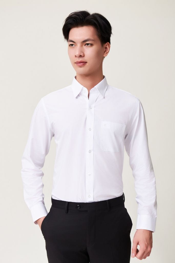 Sơ Mi Nam Dài Tay Đồng Phục AT067