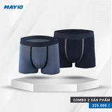  Quần lót nam May 10 mã 336/21QS-B02 Xám chì+Navy 