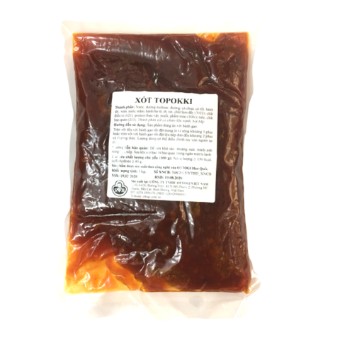  Xốt ớt Nấu bánh gạo 